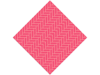 Watermelon Pink Brick Vinyl Wrap Pattern