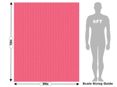 Watermelon Pink Brick Vehicle Wrap Scale~Rwraps Series 914 Watermelon Pink Brick Measurements~2