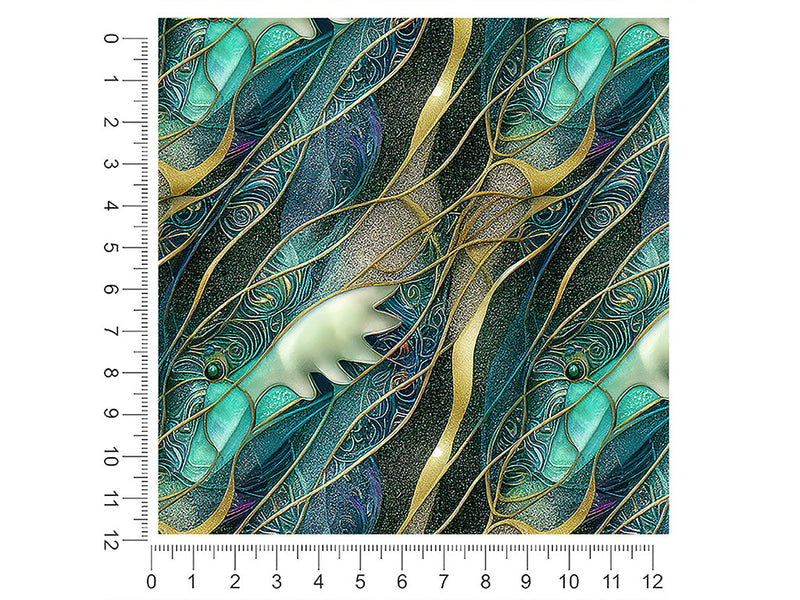 watery tendrils water 1ft x 1ft Craft Sheets