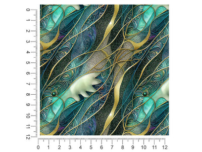 watery tendrils water 1ft x 1ft Craft Sheets