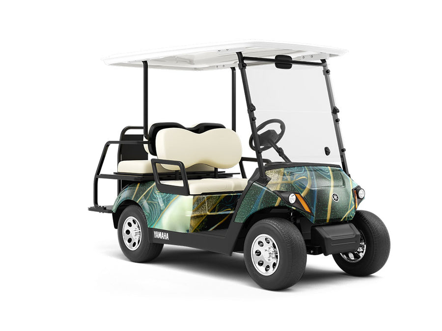 Watery Tendrils Water Wrapped Golf Cart