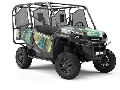 Watery Tendrils Water Utility Vehicle Vinyl Wrap
