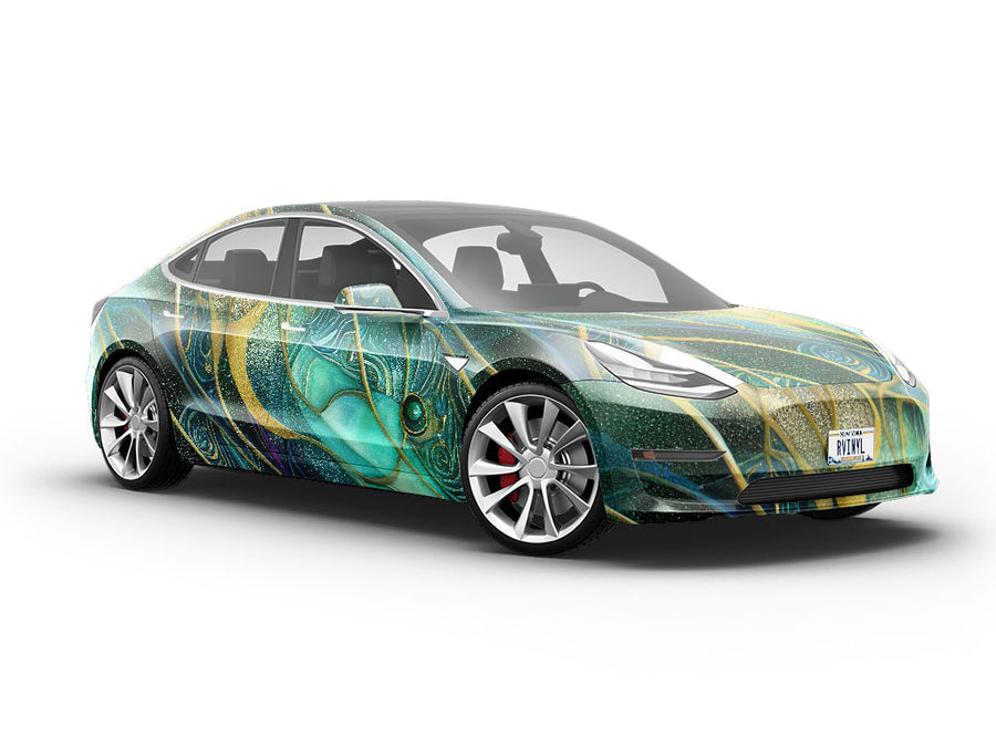 Watery Tendrils Water Vehicle Vinyl Wrap
