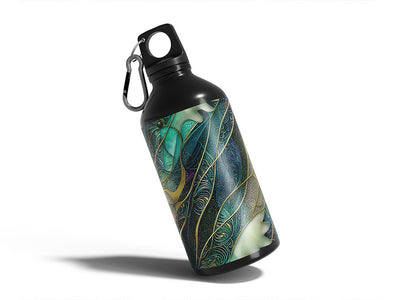 watery tendrils water Water Bottle DIY Stickers