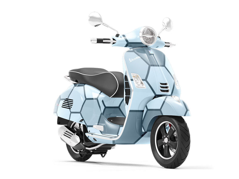 Watery Tiles Water Vespa Scooter Wrap Film