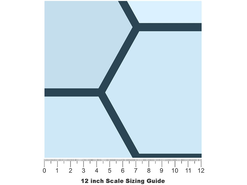 Watery Tiles Water Vinyl Film Pattern Size 12 inch Scale~Rwraps Watery Tiles Water Sizing Chart~2