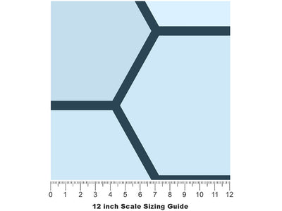 Watery Tiles Water Vinyl Film Pattern Size 12 inch Scale~Rwraps Watery Tiles Water Sizing Chart~2