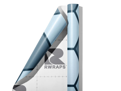 Watery Tiles Water Wrap Film Sheets~Rwraps Series 914 Watery Tiles Water Scrolled Sheet~3