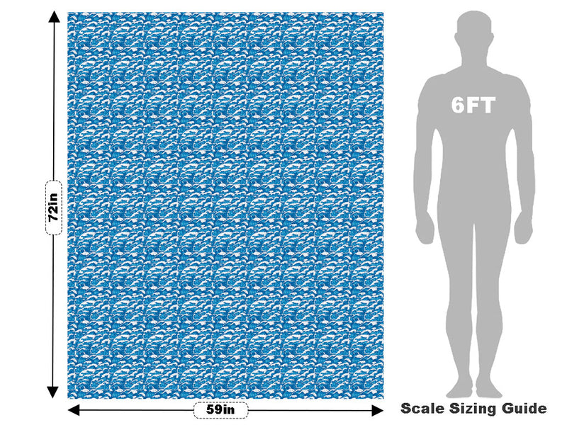 Wave Goodbye Tattoo Vehicle Wrap Scale~Rwraps Series 914 Wave Goodbye Tattoo Measurements~1