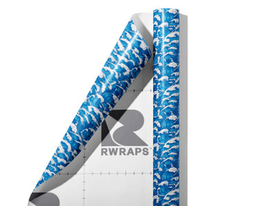 Wave Goodbye Tattoo Wrap Film Sheets~Rwraps Series 914 Wave Goodbye Tattoo Scrolled Sheet~3