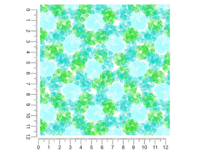 wavy wintergreen tie dye 1ft x 1ft Craft Sheets