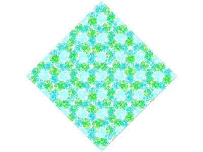 Wavy Wintergreen Tie Dye Vinyl Wrap Pattern