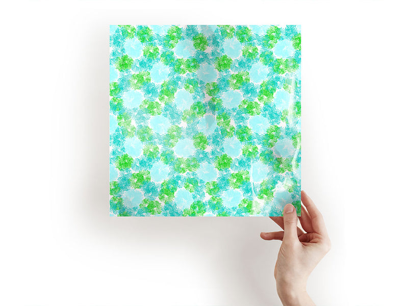 wavy wintergreen tie dye Craft Sheets