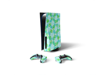 wavy wintergreen tie dye Sony PS5 DIY Skin