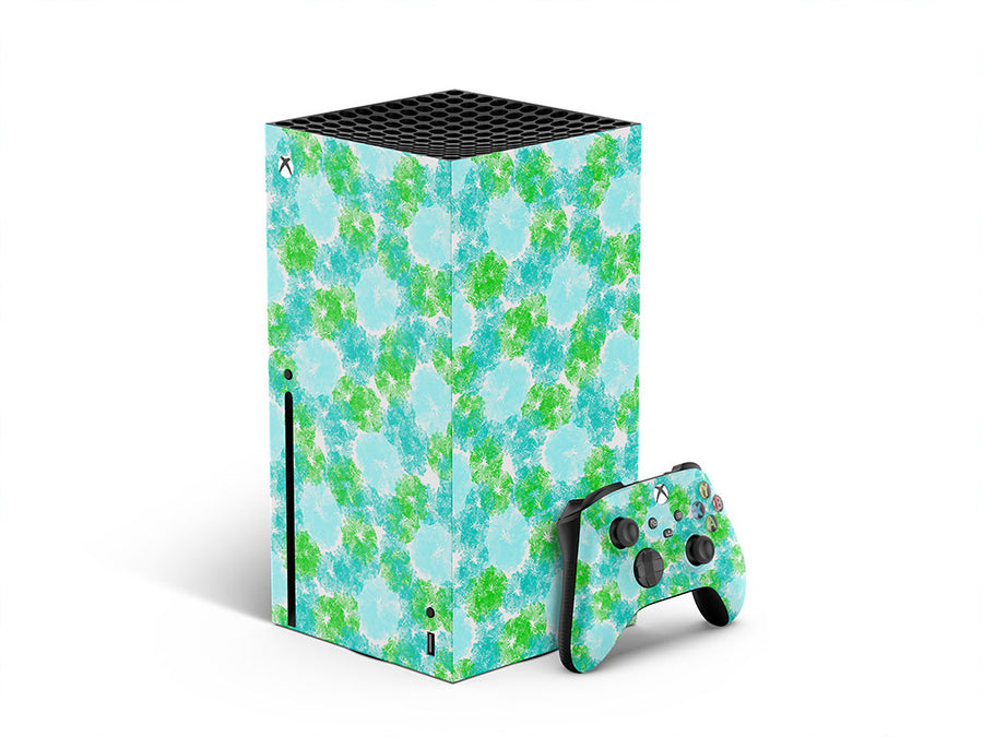 wavy wintergreen tie dye XBOX DIY Decal
