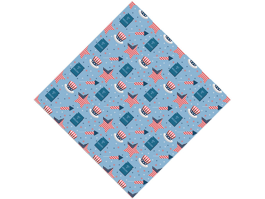 We Declare Americana Vinyl Wrap Pattern