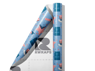 We Declare Americana Wrap Film Sheets~Rwraps Series 914 We Declare Americana Scrolled Sheet~4
