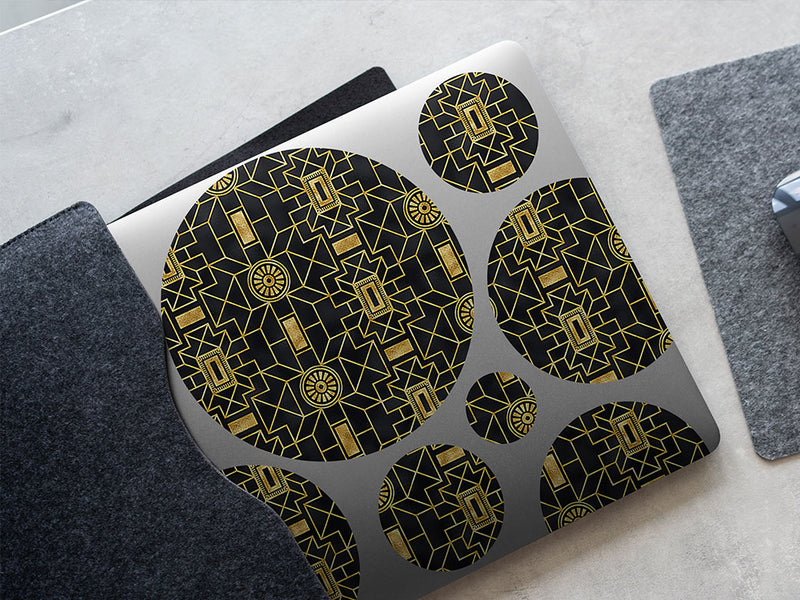 wealth art deco DIY Laptop Stickers