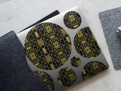 wealth art deco DIY Laptop Stickers