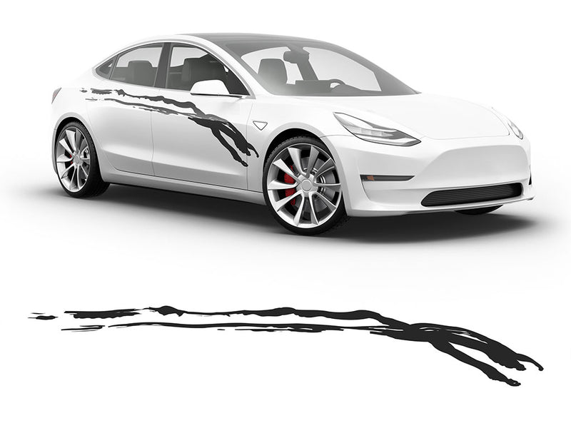 Wear Away Body Graphic~Full Side Auto Decal Kit~0