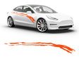 3M Bright Orange Wear Away Body Graphic~Full Side Auto Decal Kit~0