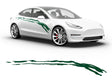 3M Dark Green Wear Away Body Graphic~Full Side Auto Decal Kit~0