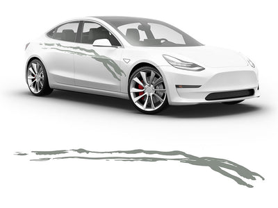 3M Light Gray Wear Away Body Graphic~Full Side Auto Decal Kit~0