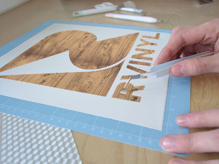 weathered oak  Easy Weed Craft Vinyl