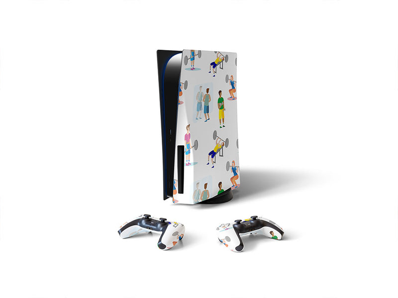 weightlifting gains sport Sony PS5 DIY Skin
