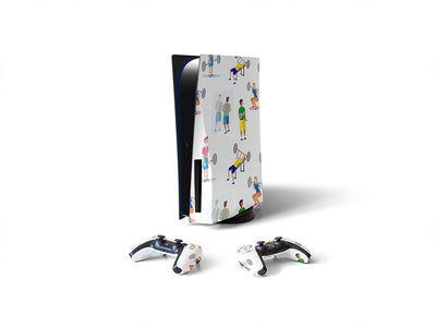 weightlifting gains sport Sony PS5 DIY Skin