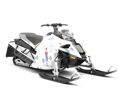 Weightlifting Gains Sport Custom Wrapped Snowmobile