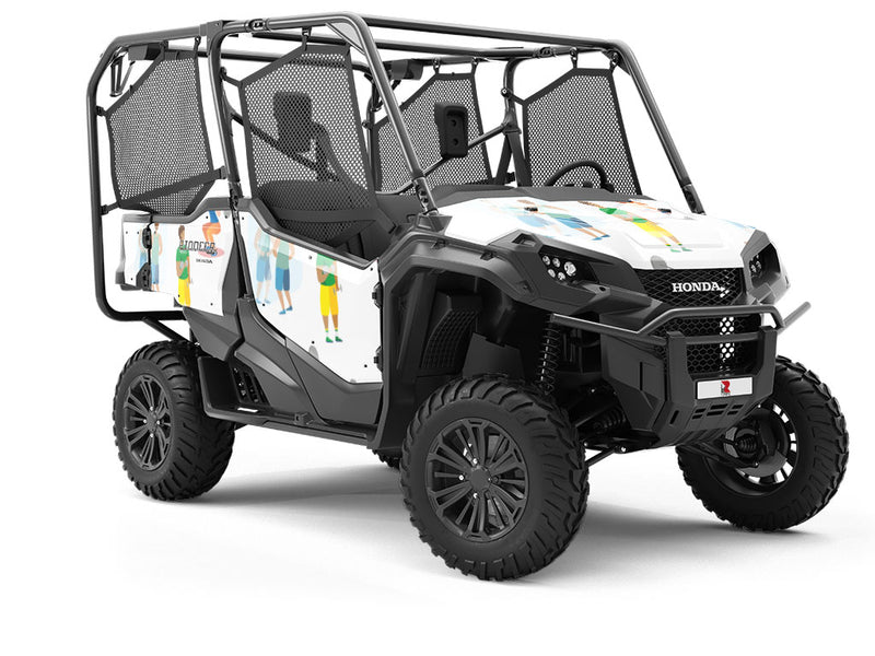 Weightlifting Gains Sport Utility Vehicle Vinyl Wrap