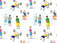 Weightlifting Gains Sport Vinyl Wrap Pattern~Rwraps Series 914 Digitally Printed Vinyl Wrap~0