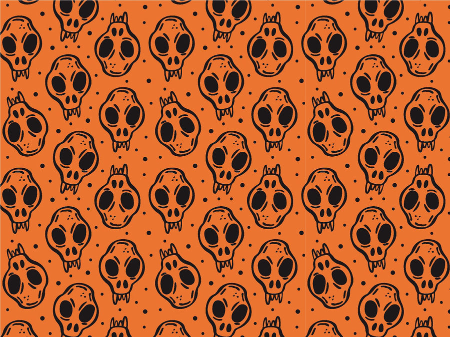 Werewolf Skull Spooky Fun Vinyl Wrap Pattern~Rwraps Series 914 Digitally Printed Vinyl Wrap~0