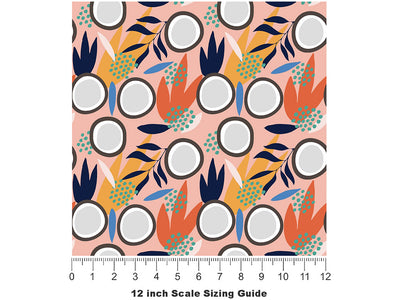 West Coast Tall Fruit Vinyl Film Pattern Size 12 inch Scale~Rwraps West Coast Tall Fruit Sizing Chart~2
