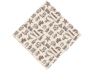 Western Dreams Cowboy Vinyl Wrap Pattern