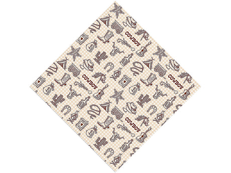 Western Dreams Cowboy Vinyl Wrap Pattern