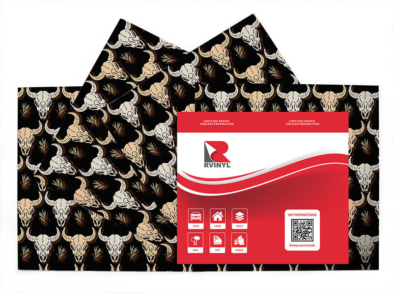 western hide animal Craft Vinyl Sheet Pack
