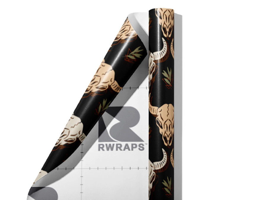 Western Hide Animal Wrap Film Sheets~Rwraps Series 914 Western Hide Animal Scrolled Sheet~3