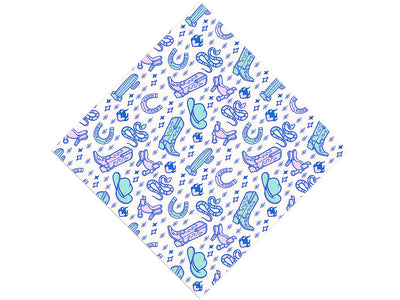 Western Sparkle Cowboy Vinyl Wrap Pattern