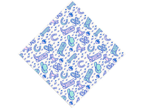 Western Sparkle Cowboy Vinyl Wrap Pattern