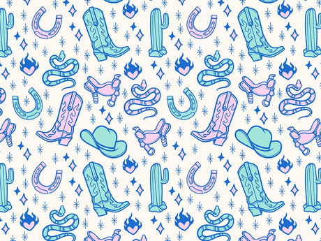 Western Sparkle Cowboy Vinyl Wrap Pattern~Rwraps Series 914 Digitally Printed Vinyl Wrap~0