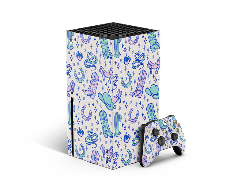 western sparkle western XBOX DIY Decal