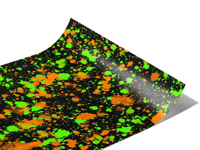 Wet Grass Paint Splatter Vinyl Wraps~Rwraps Series 914 Digitally Printed Vinyl Wrap~0
