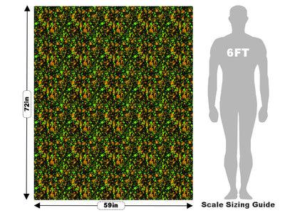 Wet Grass Paint Splatter Vehicle Wrap Scale~Rwraps Series 914 Wet Grass Paint Splatter Measurements~1