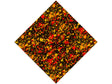 Wet Leaves Paint Splatter Vinyl Wrap Pattern
