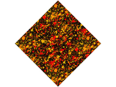 Wet Leaves Paint Splatter Vinyl Wrap Pattern