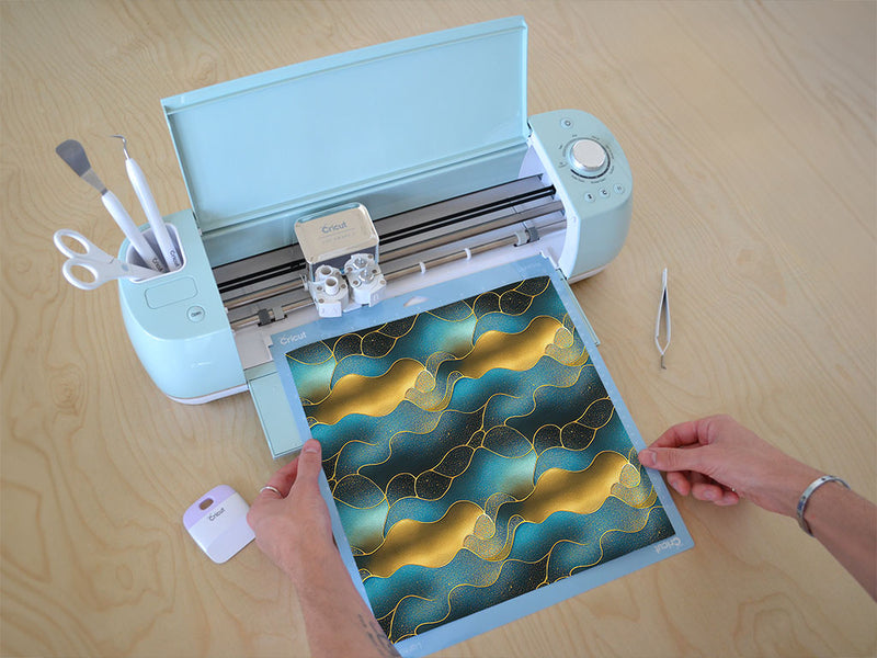 whining waves water Cricut Compatible Vinyl