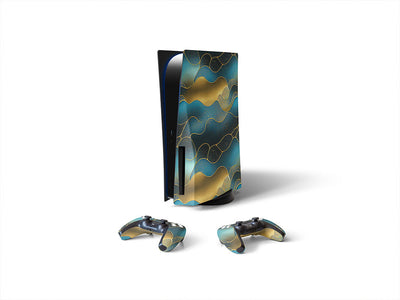 whining waves water Sony PS5 DIY Skin