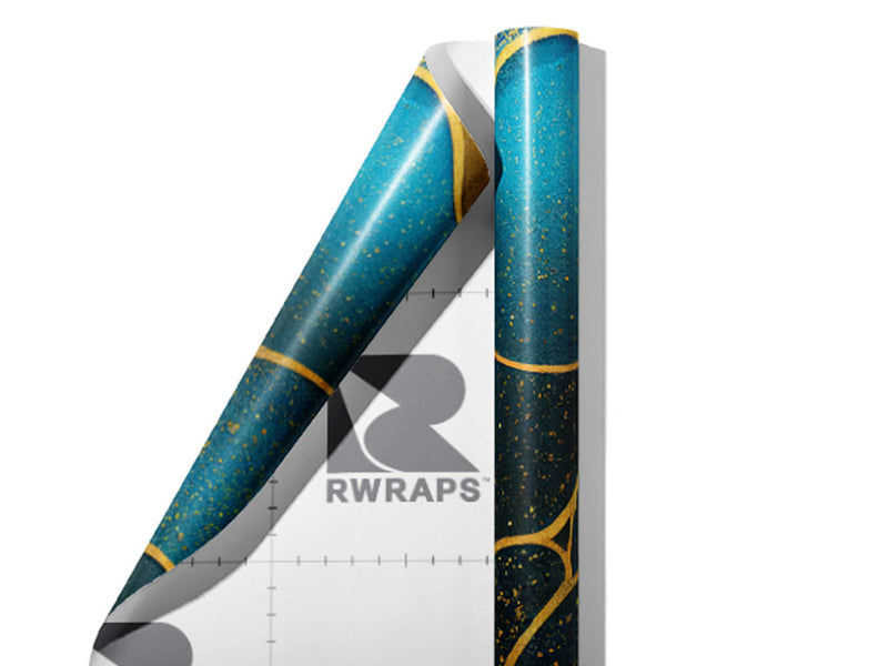 Whining Waves Water Wrap Film Sheets~Rwraps Series 914 Whining Waves Water Scrolled Sheet~3
